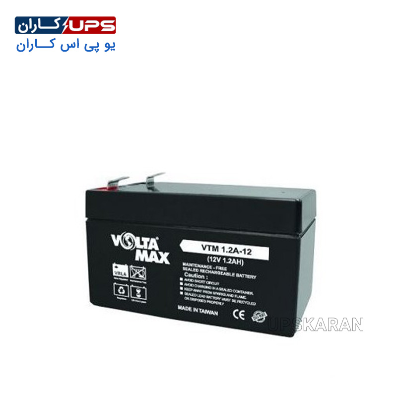 voltamax-battery-1.2A باتری 12 ولت 1.2 آمپر ولتامکس