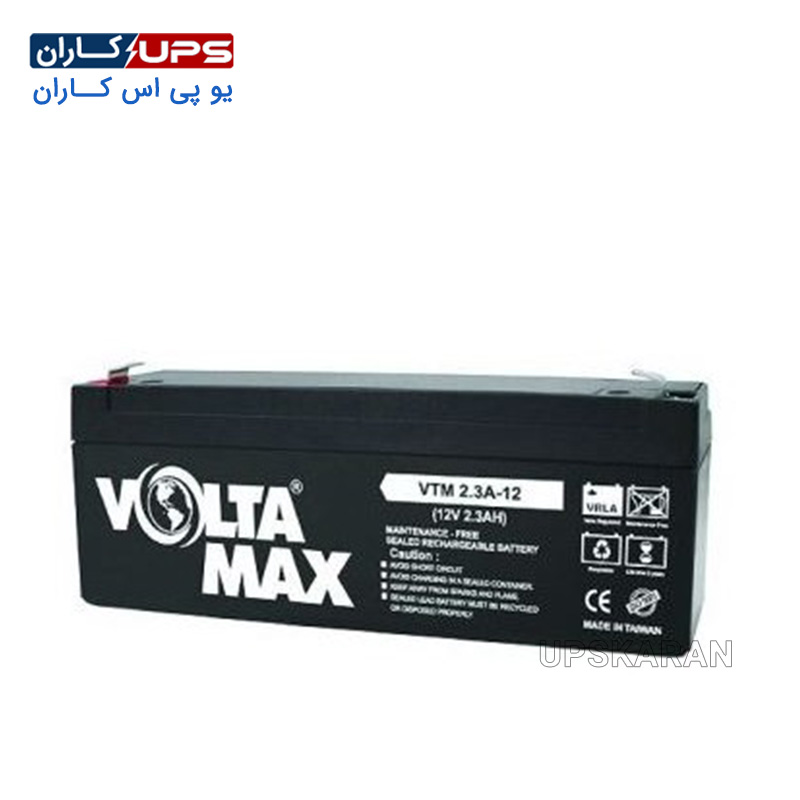 voltamax-battery-2.3A باتری 12 ولت 2.3 آمپر ولتامکس