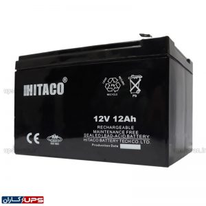 باتری یو پی اس 12 ولت 12 آمپر هیتاکو