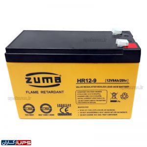 باتری یو پی اس 12 ولت 9 آمپر زوما