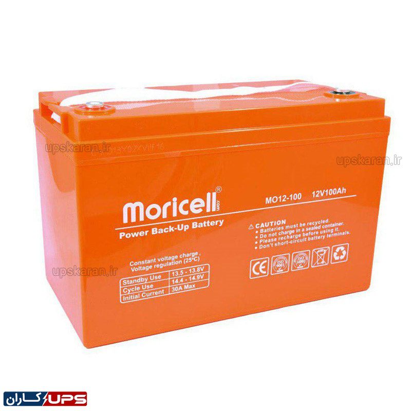 باتری یو پی اس 12 ولت 100 آمپر موریسل باتری یو پی اس 12 ولت 100 آمپر موریسل