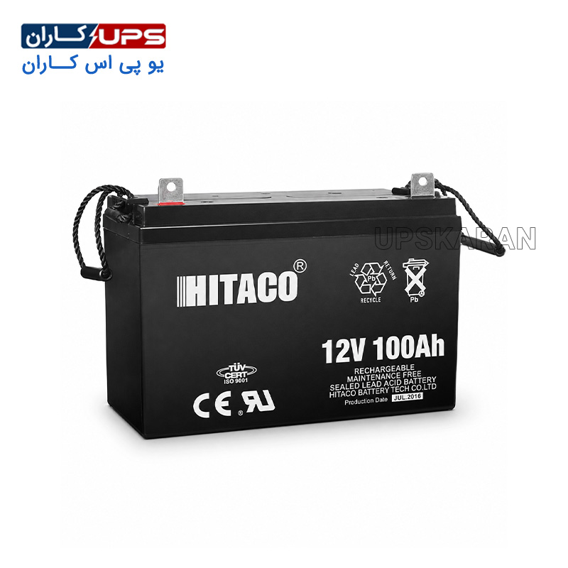 hitaco-battery-12v-100ah باتری هیتاکو 12 ولت 100 آمپر