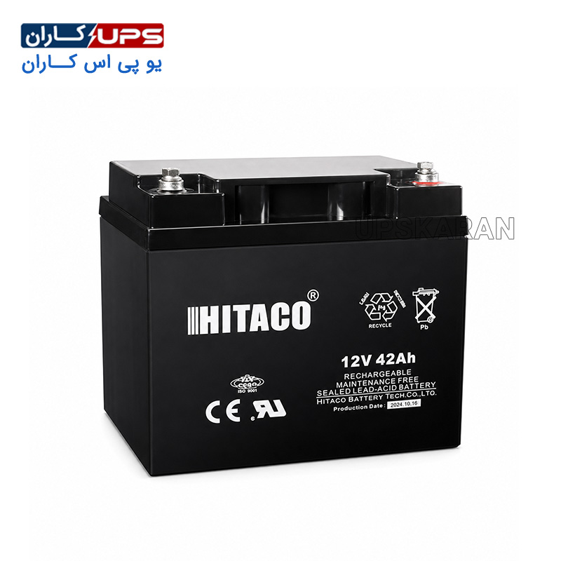 hitaco-battery-12v-42ah باتری هیتاکو 12 ولت 42 آمپر