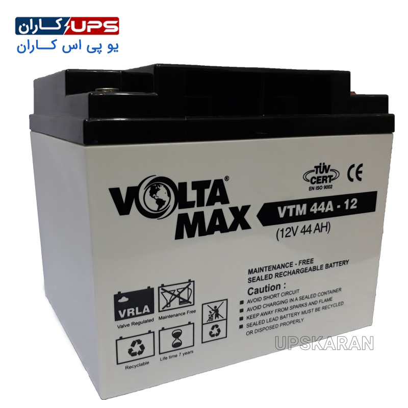 voltamax-battery-44ah-2 باتری 12 ولت 44 آمپر ولتامکس