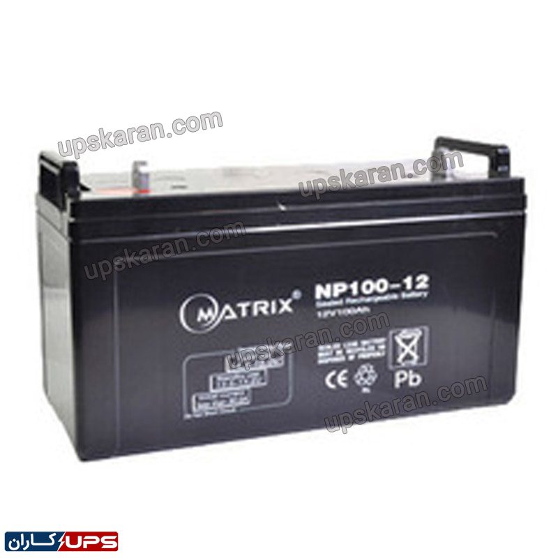 battery-sample100a3 باتری 12 ولت 100 آمپر ماتریکس - Image 1