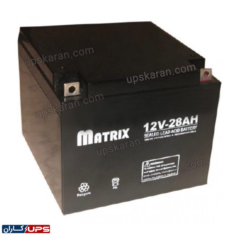 battery-sample28a باتری 12 ولت 28 آمپر ماتریکس - Image 1