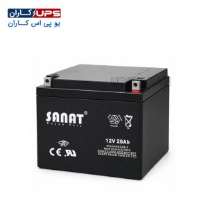 باتری 12 ولت 28 آمپر صنعت