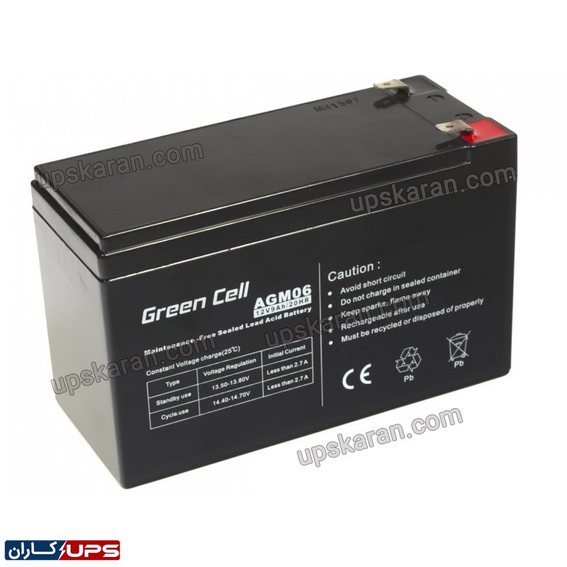 green cell battery agm 12v 9ah upskaran