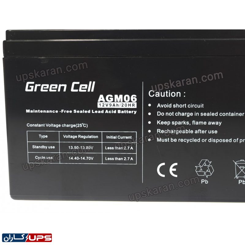 green cell battery agm 12v 9ah upskaran2