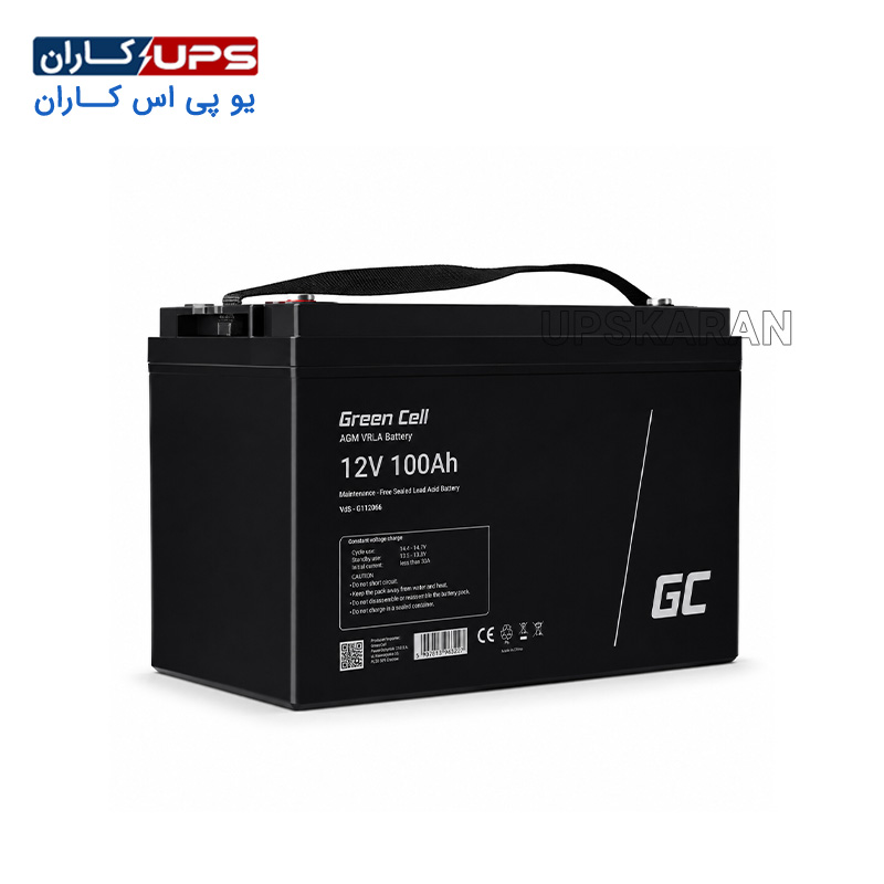 greencell-battery-12v-100ah باتری گرین سل 12 ولت 100 آمپر
