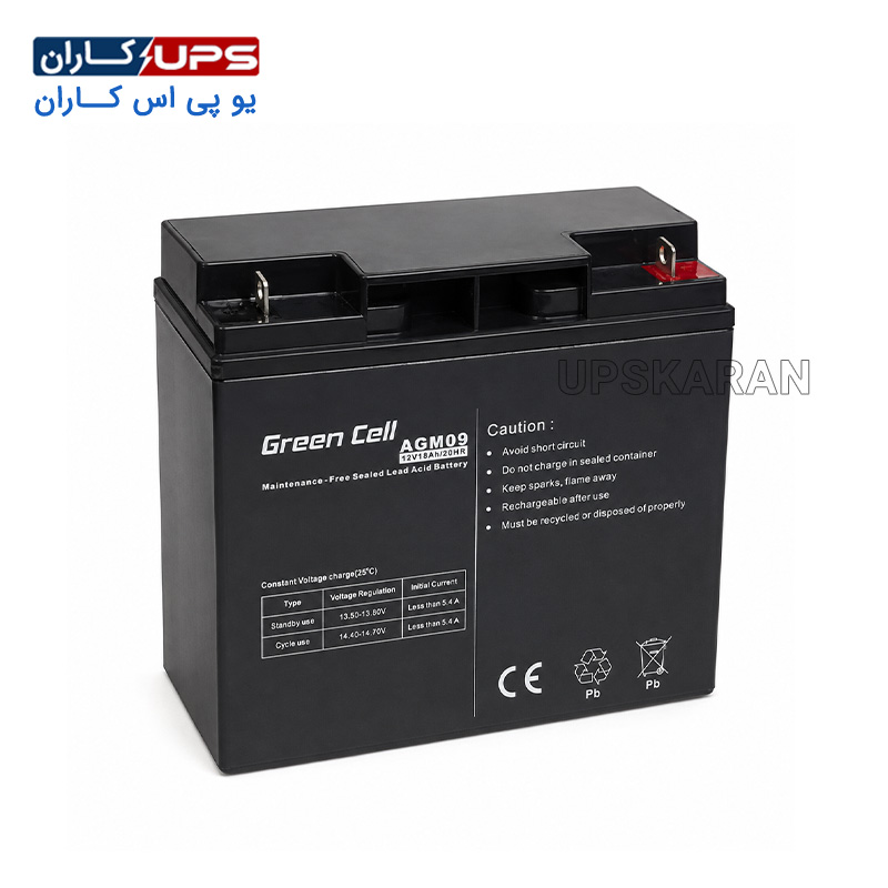 greencell-battery-12v-18ah باتری گرین سل 12 ولت 18 آمپر