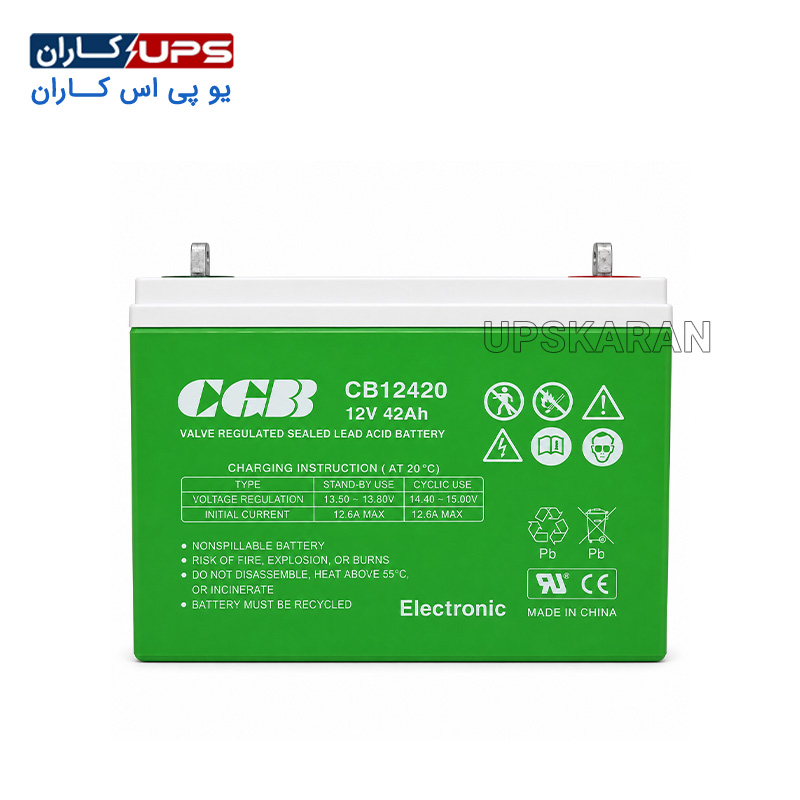 CGB-battery-12v-42ah باتری سی جی بی 12 ولت 42 آمپر