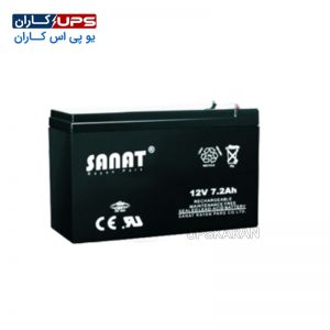 باتری 12 ولت 7.2 آمپر صنعت