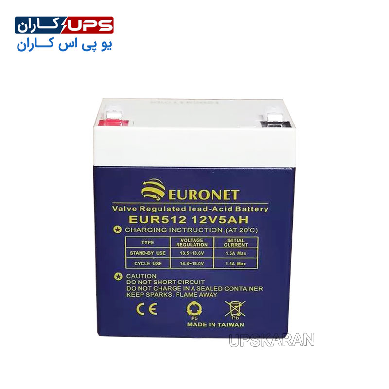 euronet-battery-5ah باتری 12 ولت 5 آمپر یورونت