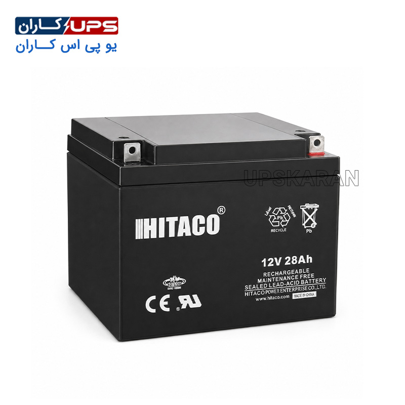 hitaco-battery-12v-28ah باتری هیتاکو 12 ولت 28 آمپر