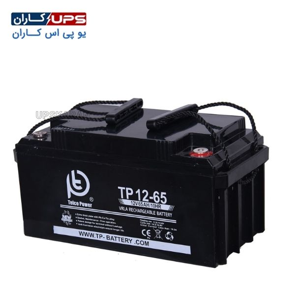 telcopower-battery-65ah باتری 12 ولت 65 آمپر تلکوپاور