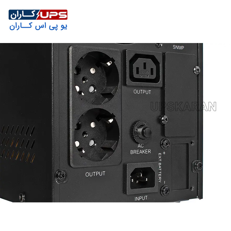 یو پی اس 2 کاوا لاین اینتراکتیو باتری داخلی ایست EAST مدل UPS2000S-LCD تصویر خروجی ها