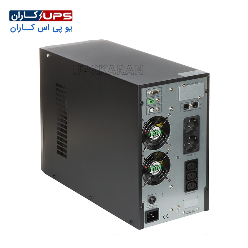 یو پی اس 3 کاوا آنلاین Online-UPS باتری داخلی ایست EAST مدل AT-UPS3000 نمای کنار دستگاه