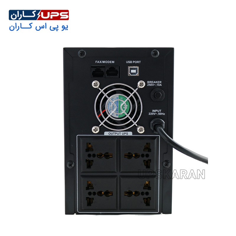یو پی اس 2 کاوا هایک ویژن مدل ds-ups2000 نمای پشت