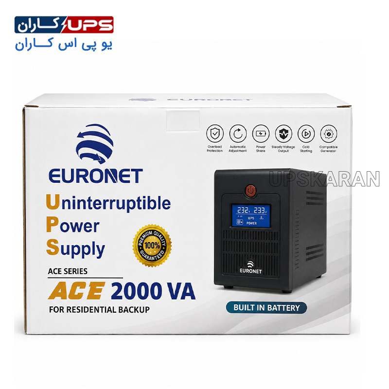کارتن و بستهبندی یو پی اس 2 کاوا لاین اینتراکتیو یورونت مدل ACE 2000