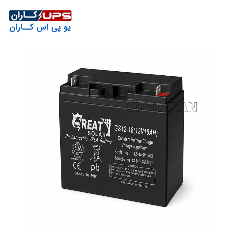 great-solar-battery-12v-18ah باتری 12 ولت 18 آمپر گریت سولار
