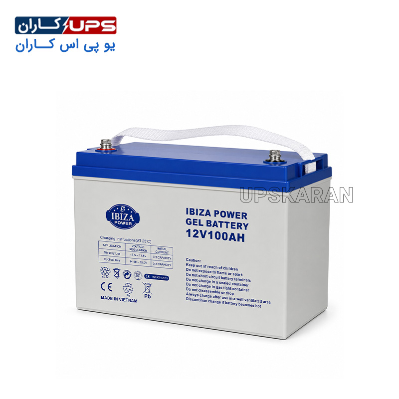 ibiza-battery-12v-100ah باتری 12 ولت 100 آمپر ایبیزا