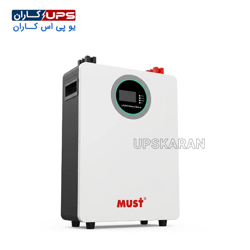 must-lithiumbattery-5.12kwh باتری لیتیوم 5.12 کیلو وات ساعت ماست