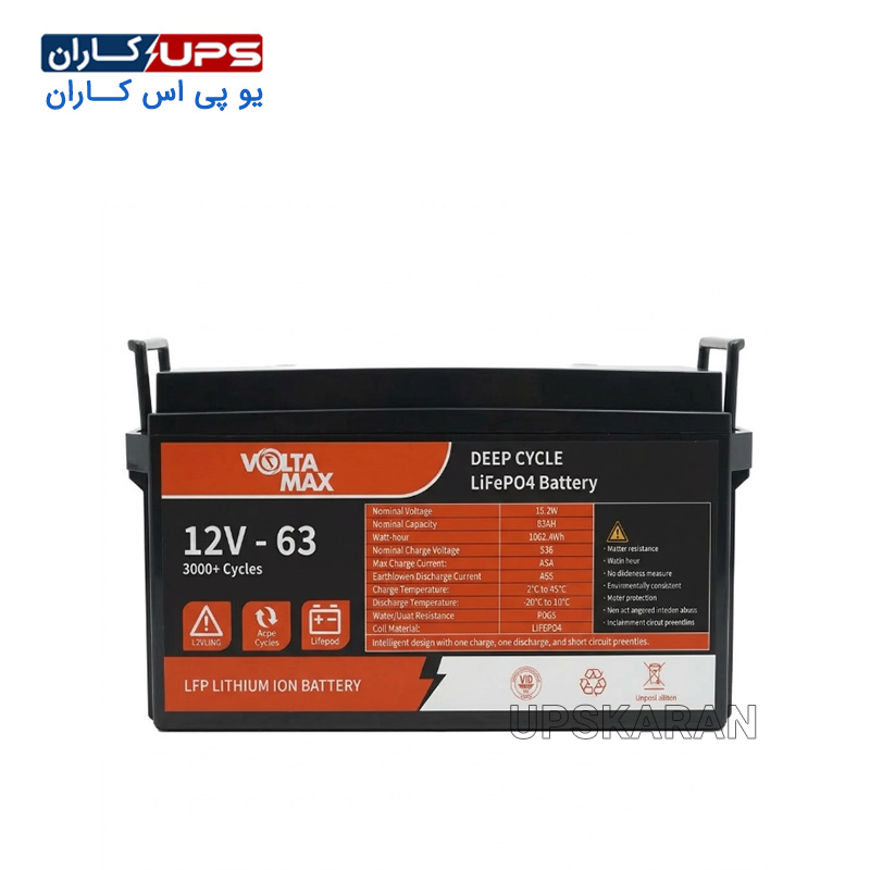 voltamax-lithiumbattery-806.4wh باتری لیتیوم 806.4 وات ساعت ولتامکس