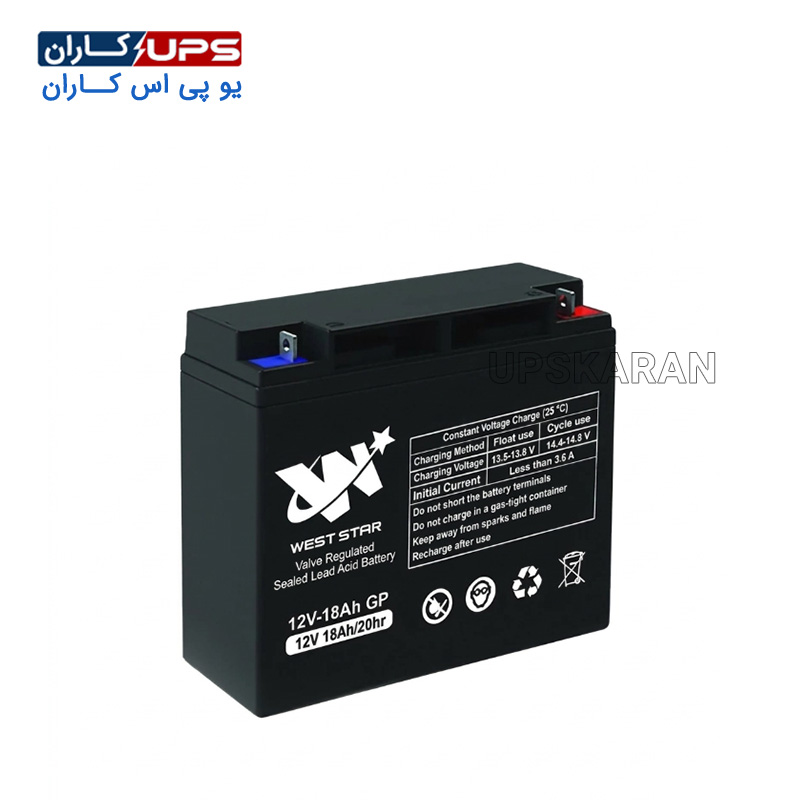 west-star-battery-12v-18ah باتری 12 ولت 18 آمپر وست استار